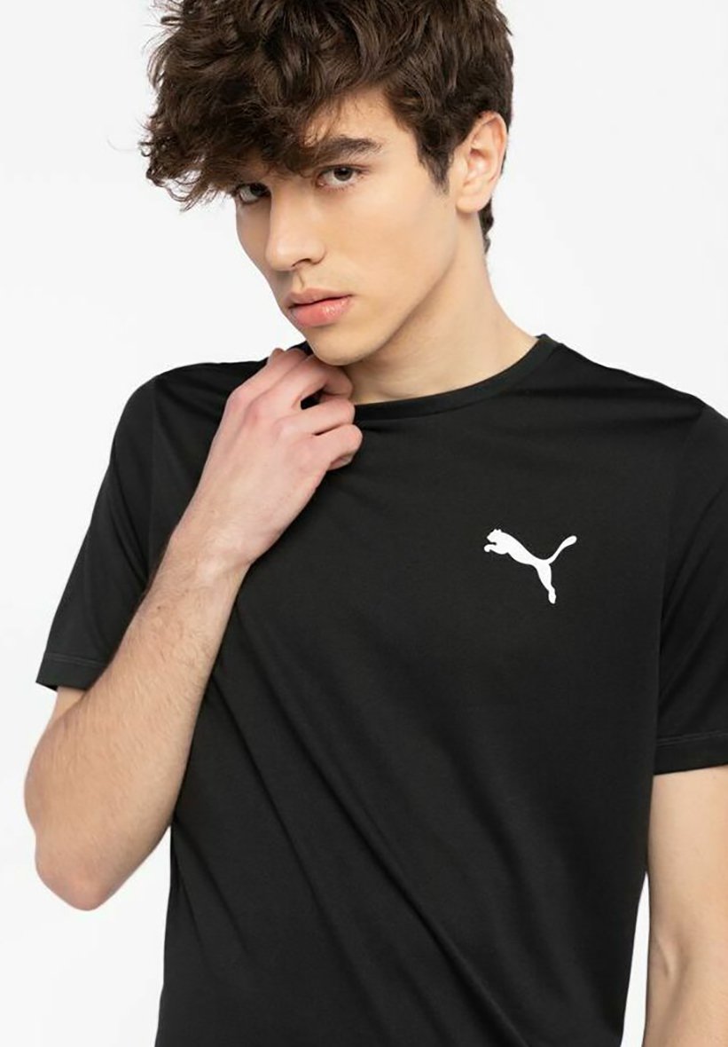 цена Спортивная футболка ФУТБОЛКА ACTIVE SMALL LOGO Puma, черная
