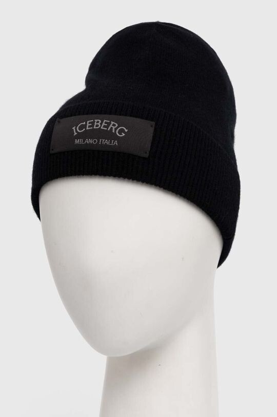 

Шерстяная шапка Iceberg, черный