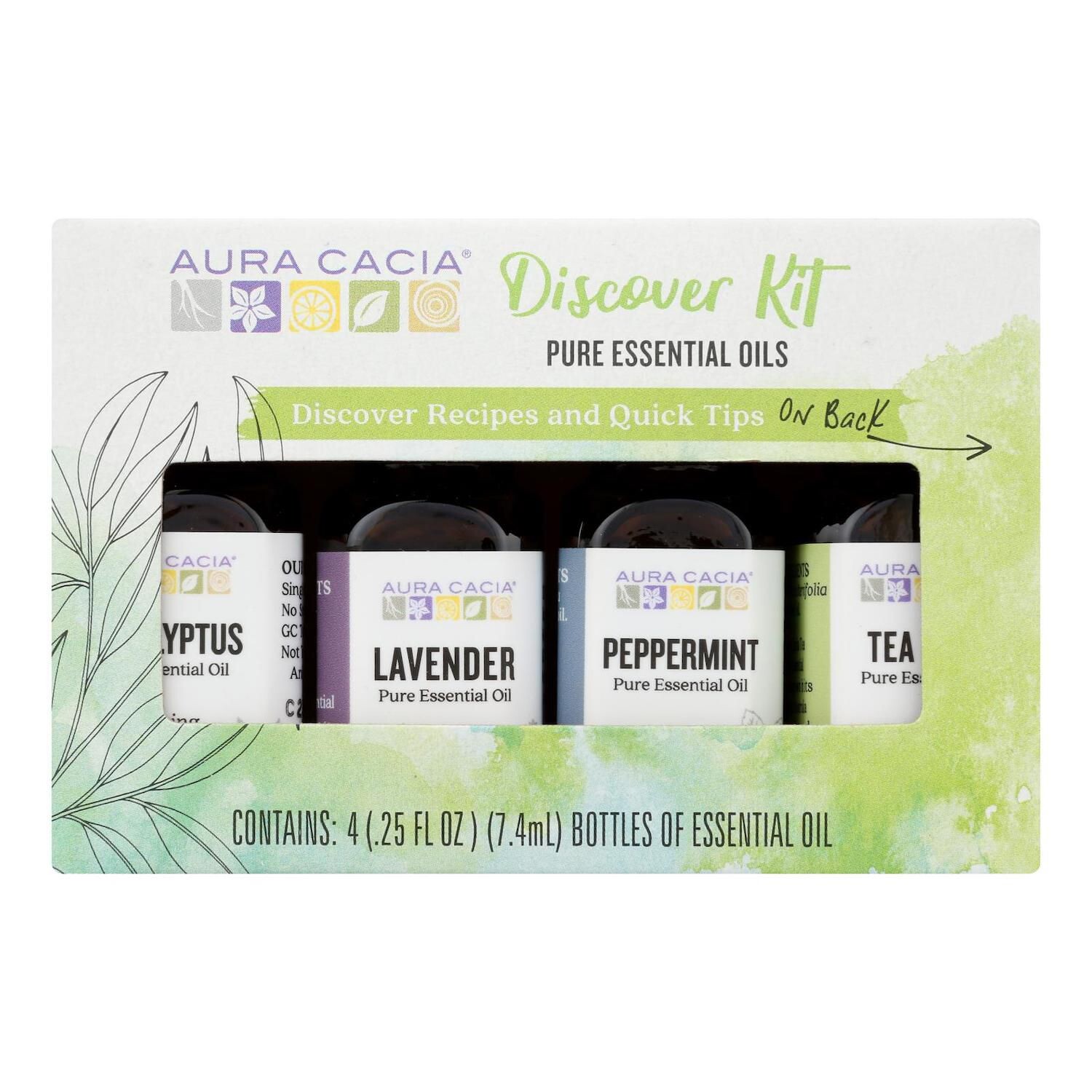 

Aura Cacia - Набор открытия эфирного масла - 0.25 FL унция.