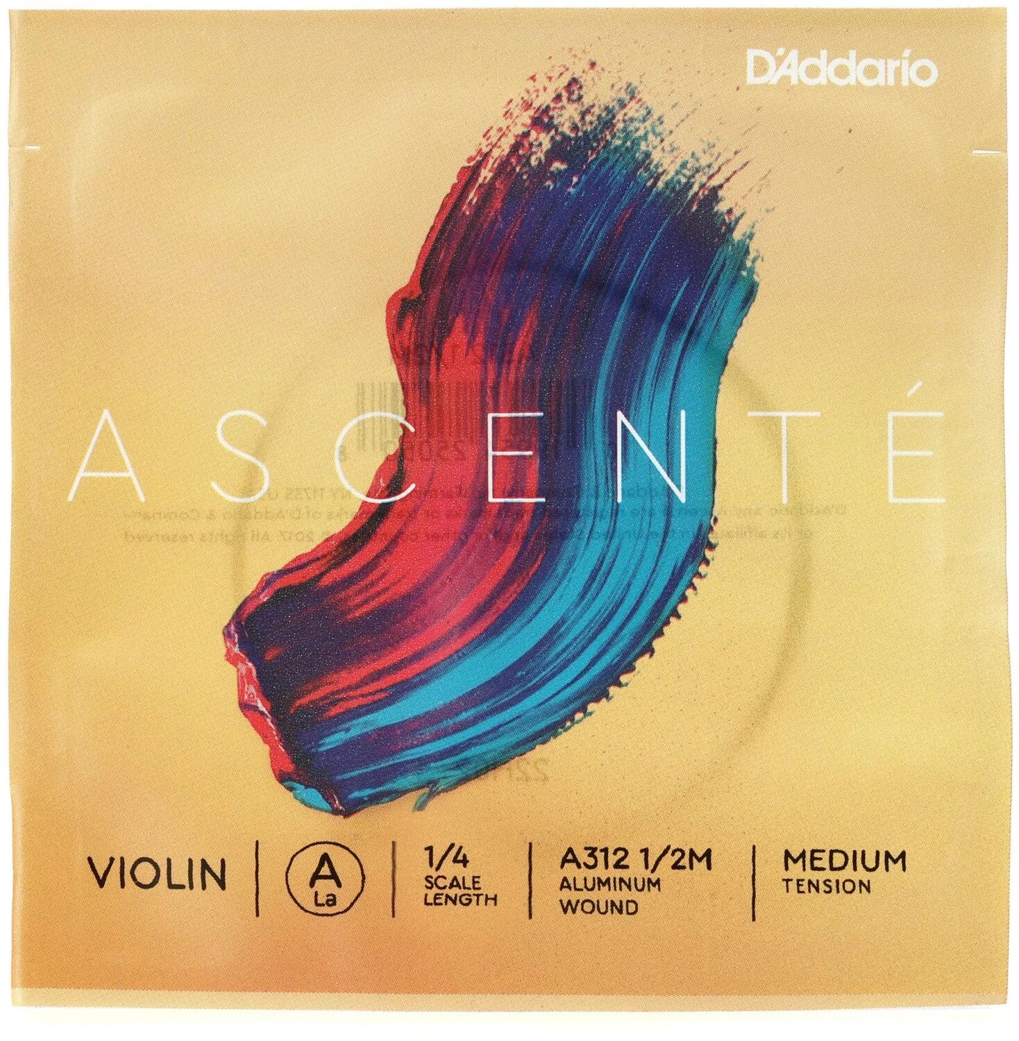 

D'Addario A312 Ascente Скрипка A Струна - размер 1/4, среднее натяжение