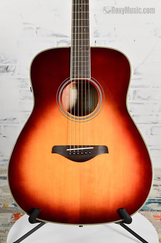 Акустическая гитара Yamaha FGTA Dreadnought TransAcoustic Acoustic Electric Guitar Brown Sunburst