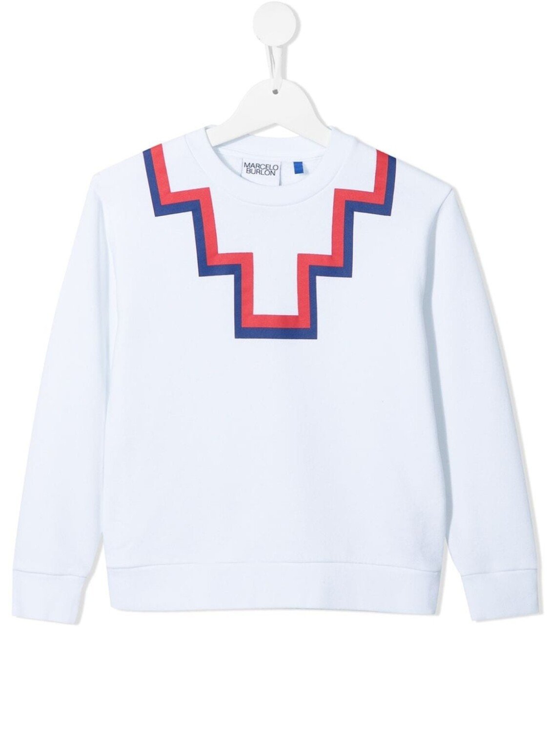 

Marcelo Burlon County Of Milan толстовка с логотипом, белый