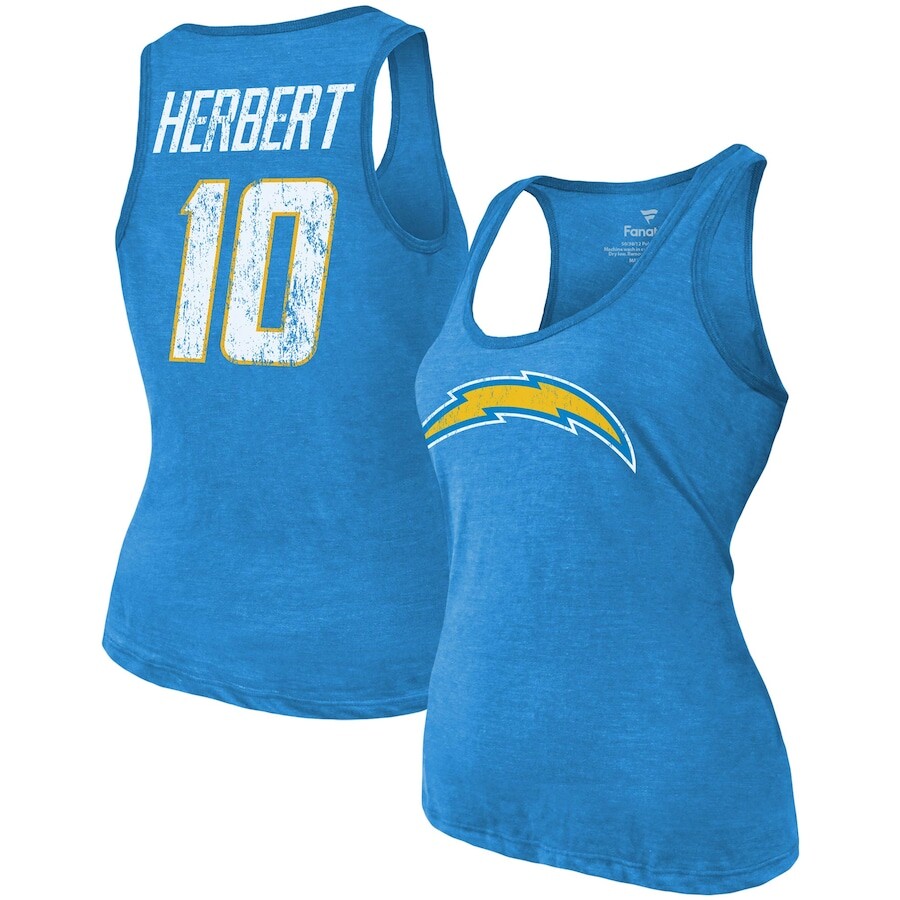 

Топ Majestic Threads Los Angeles Chargers, синий