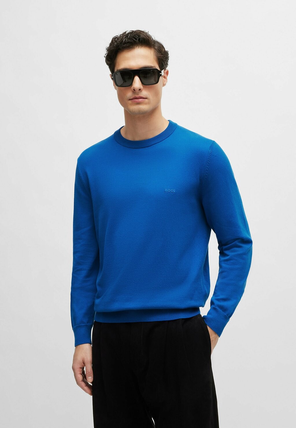 

Джемпер PACAS BOSS, цвет blue three