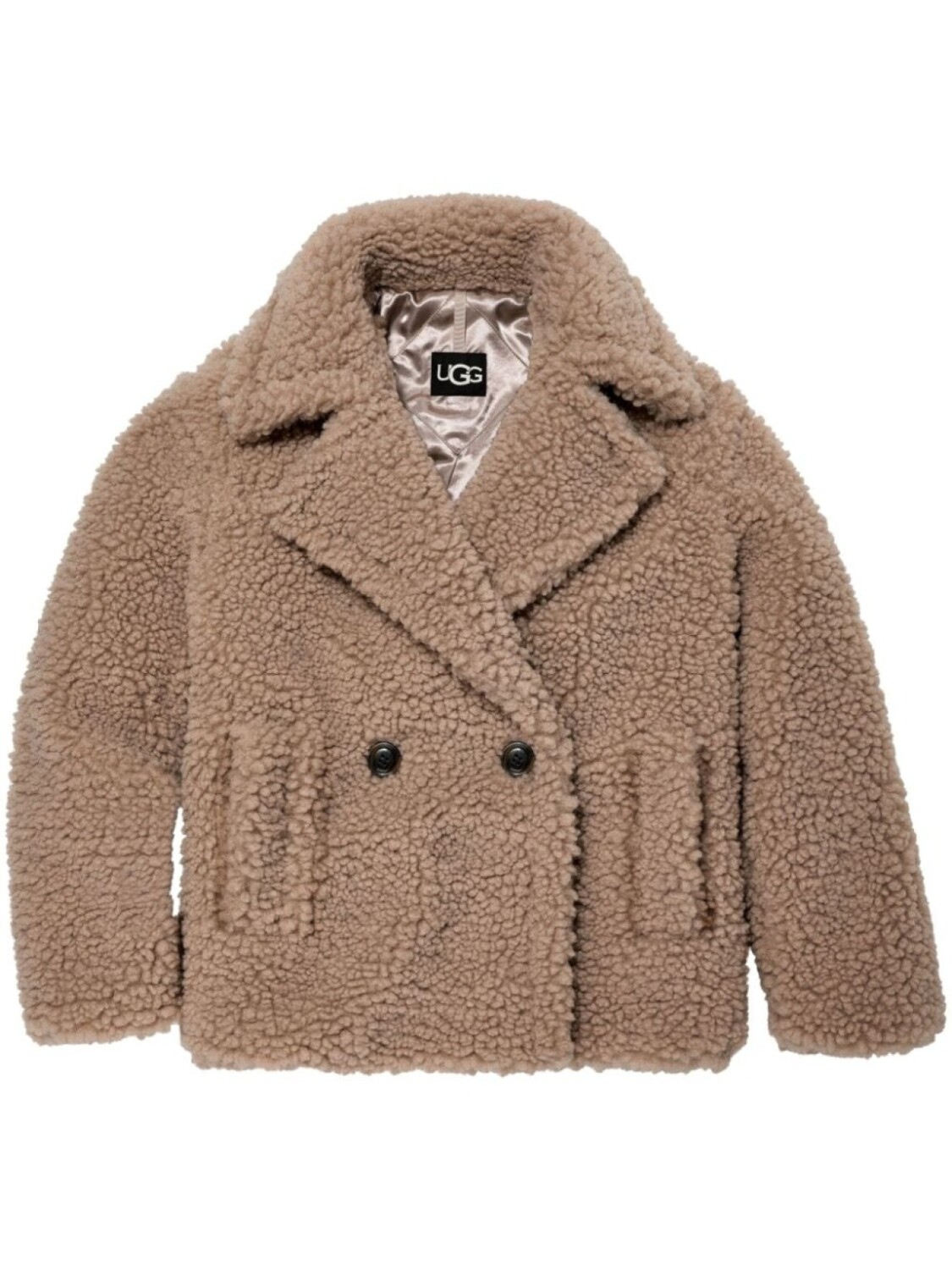 

UGG короткое пальто Gertrude, коричневый
