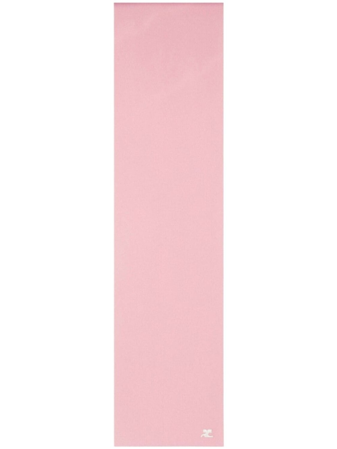 

Courrèges шарф с вышитым логотипом, розовый