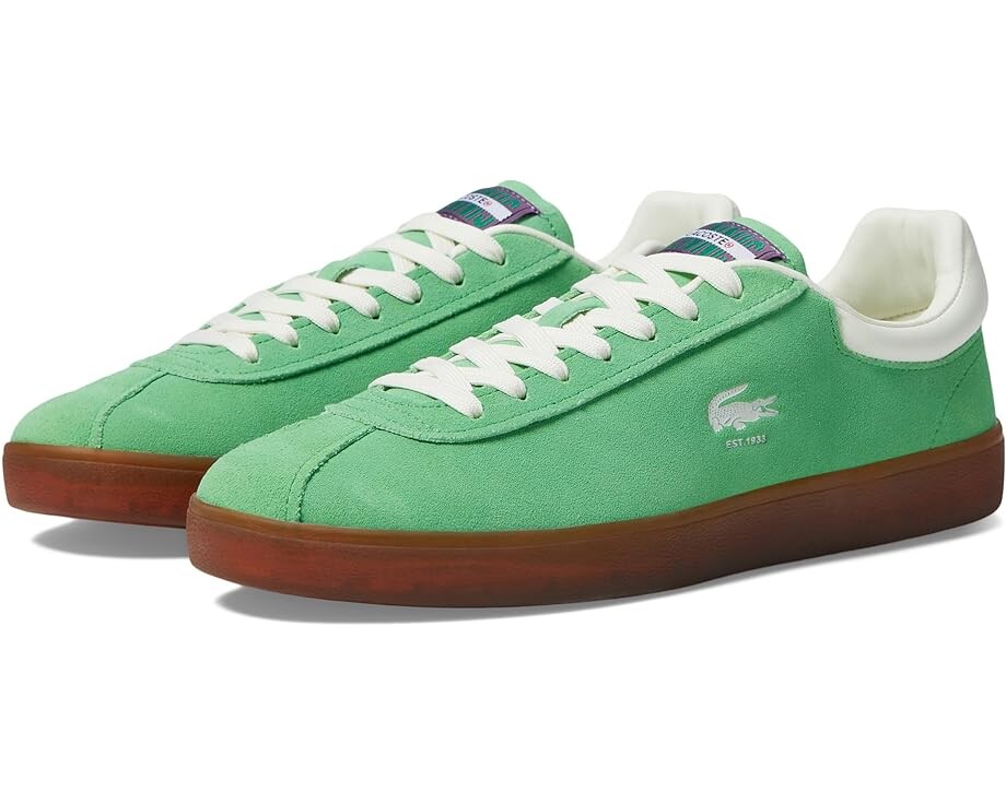 Кроссовки Lacoste Baseshot 124 1 SMA, цвет Green/Gum кроссовки lacoste baseshot цвет dark green white