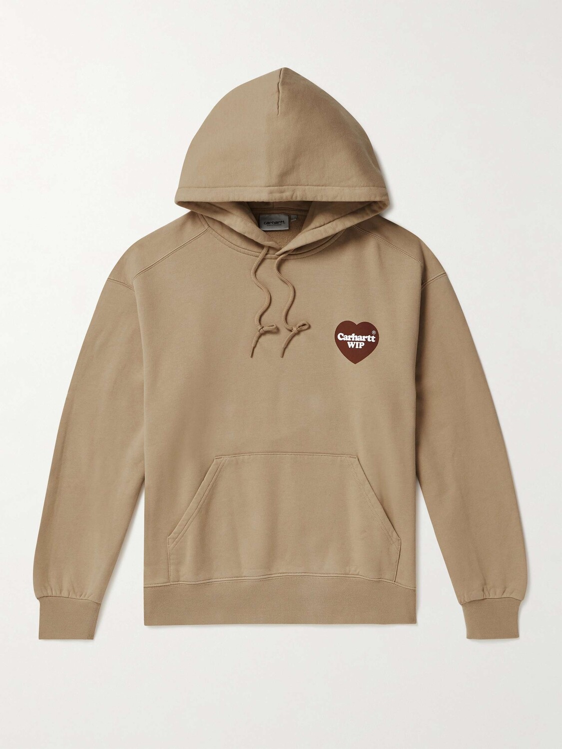 

Худи из хлопкового джерси с логотипом CARHARTT WIP, коричневый