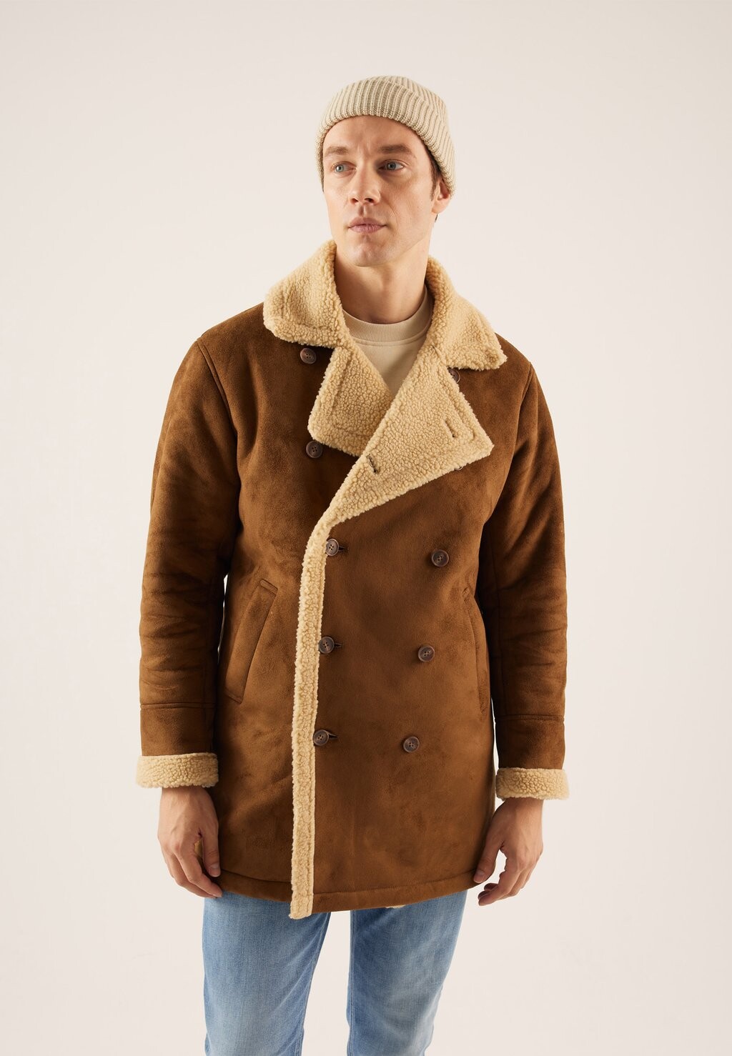 

Зимнее пальто Pier One, цвет cognac