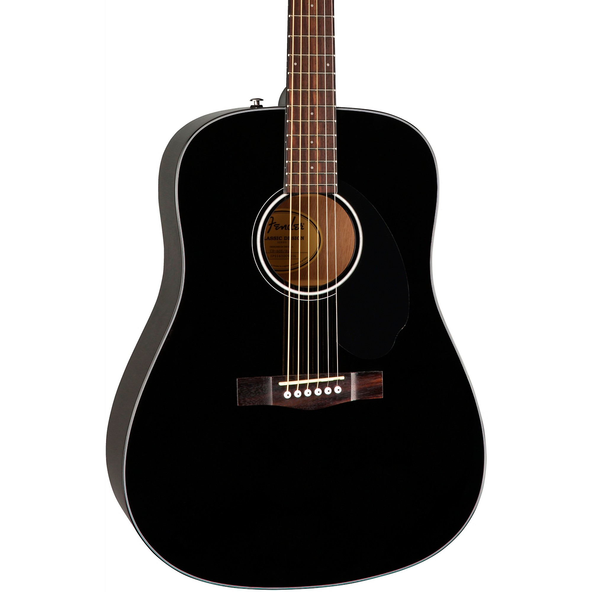 Акустическая гитара Fender CD-60S Dreadnought черная