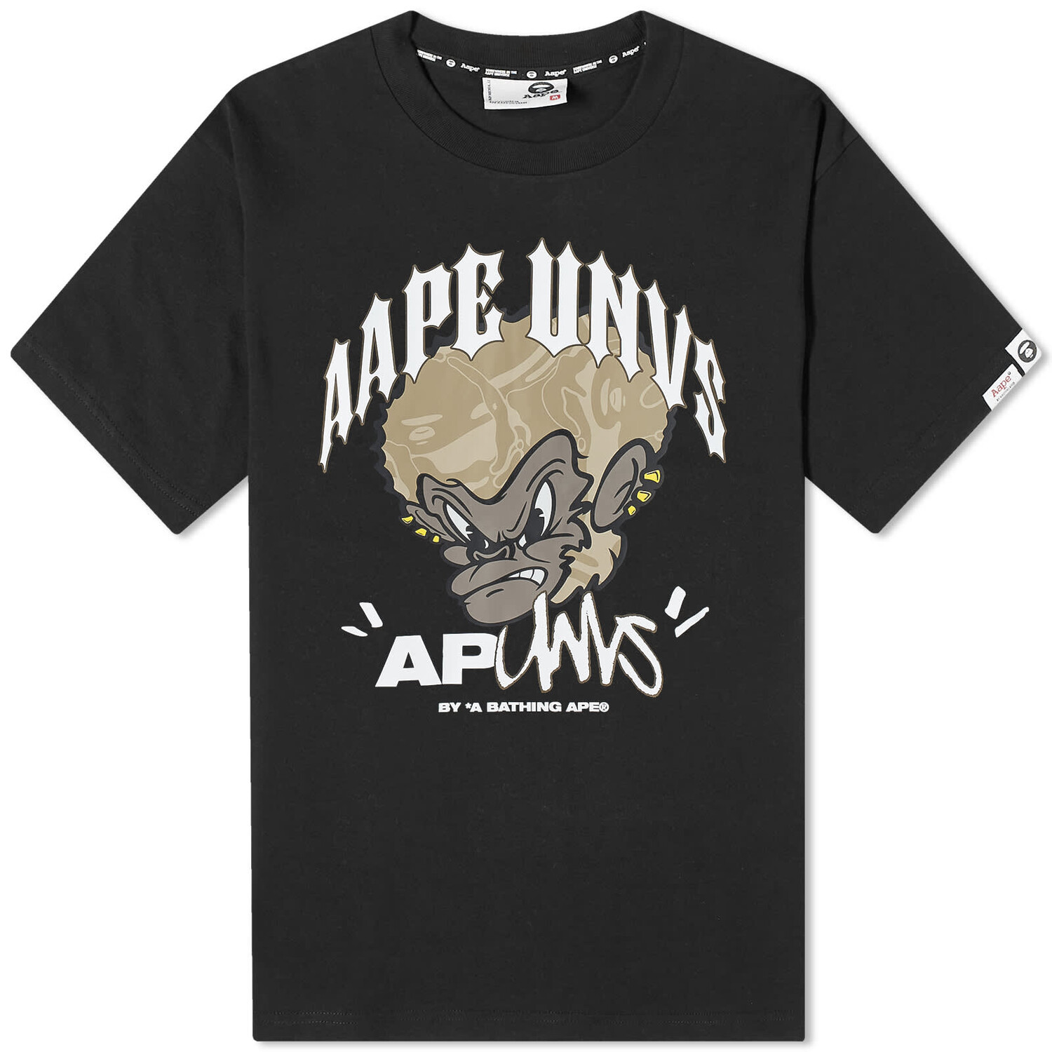 

Футболка Aape Cartoon, черный