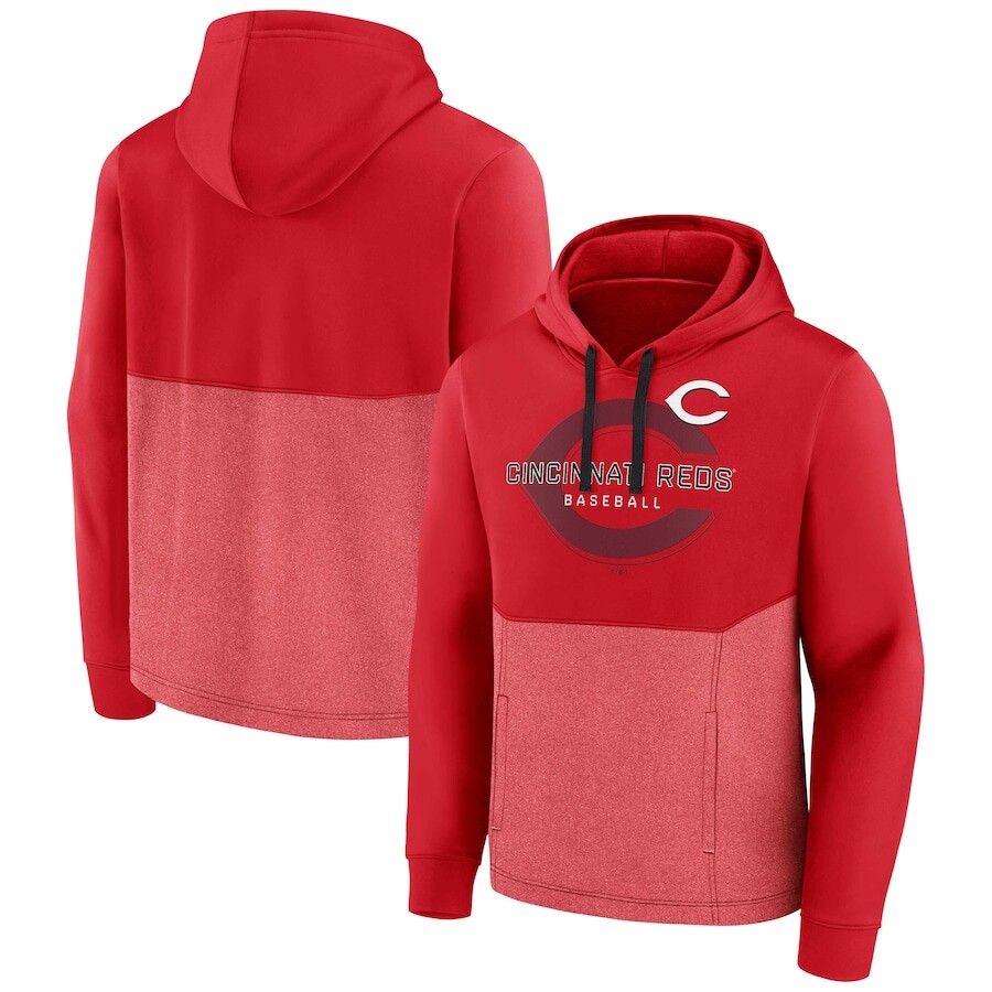

Пуловер с капюшоном Fanatics Branded Cincinnati Reds, красный