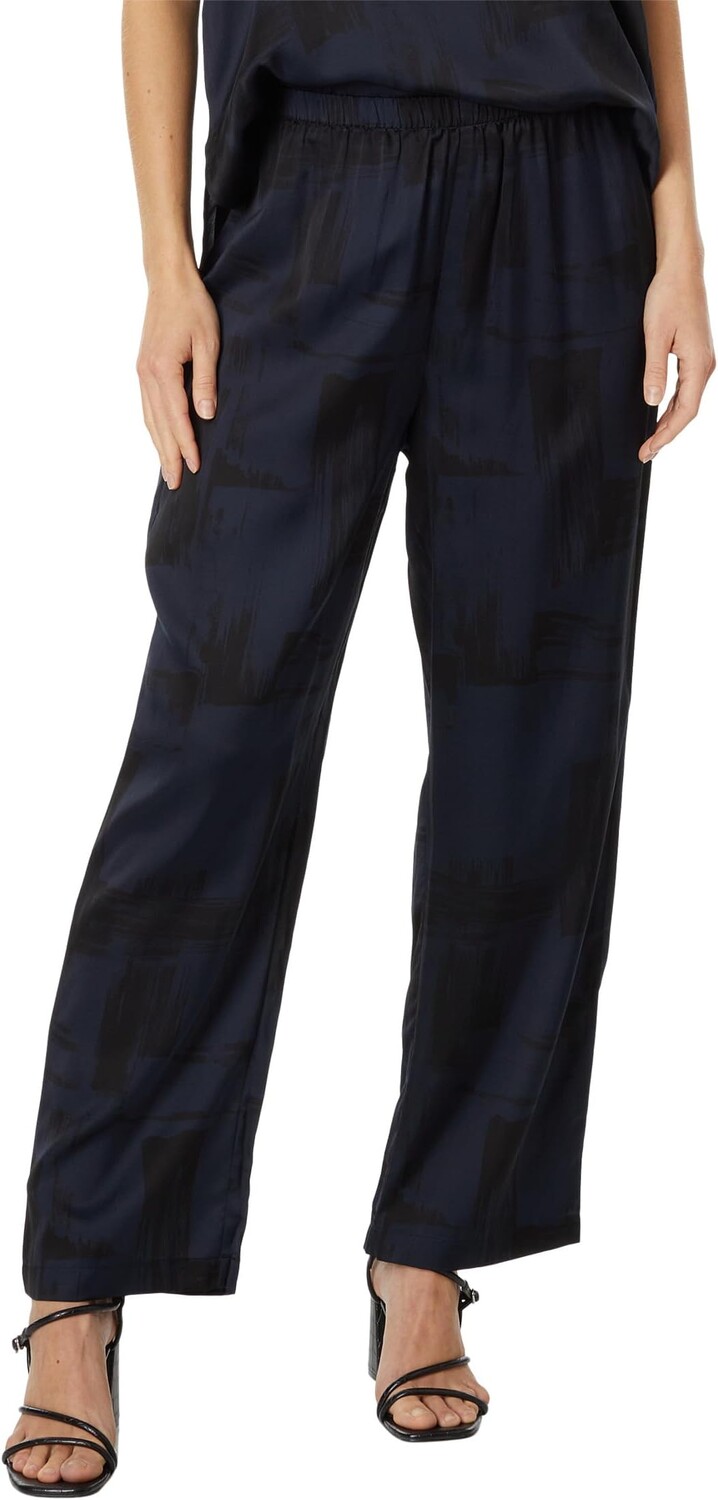 

Брюки Eileen Fisher Printed Soft Pants, цвет Ink