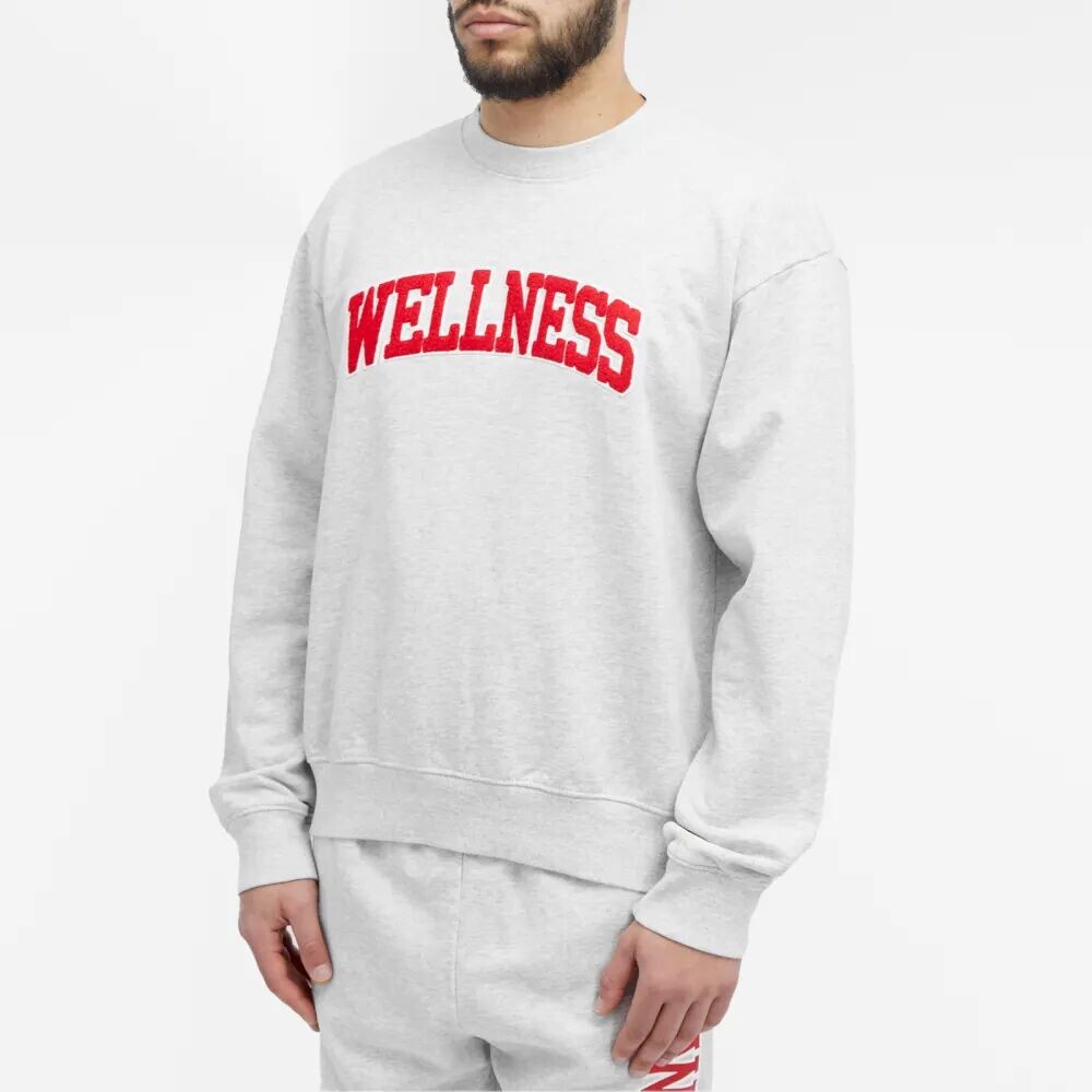 

Sporty & Rich Свитер ivy boucle crew, серый