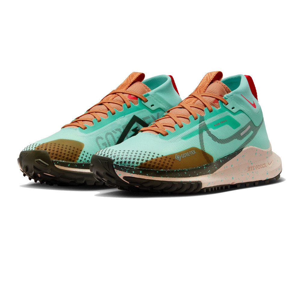 

Кроссовки для бега Nike React Pegasus Trail 4 GORE-TEX Trail, зеленый