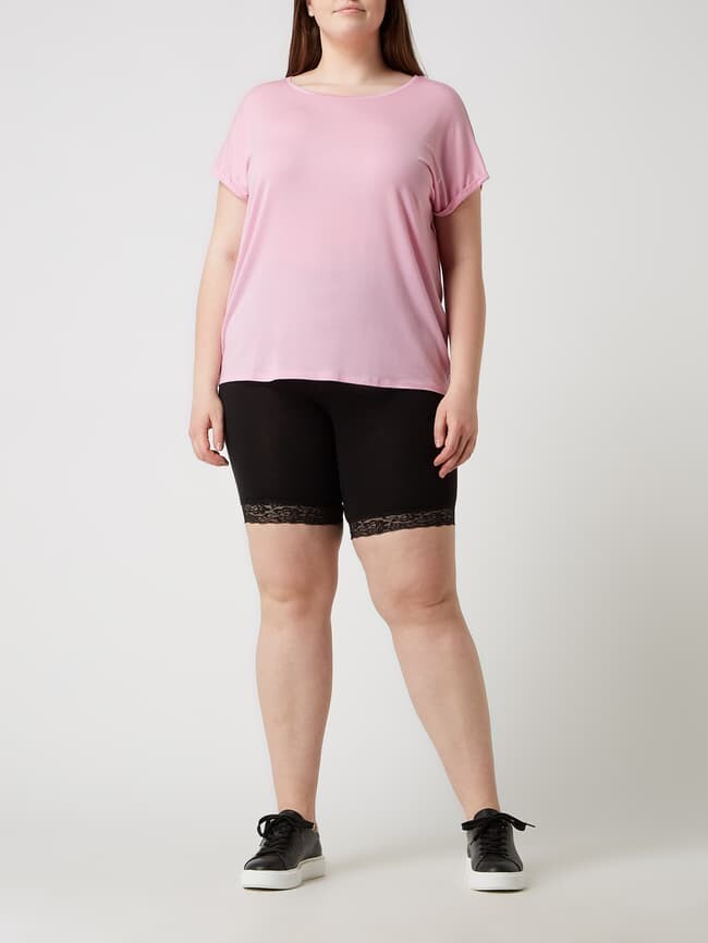 

Футболка PLUS SIZE с закрытыми рукавами модель «Ава» Vero Moda Curve, лаванда