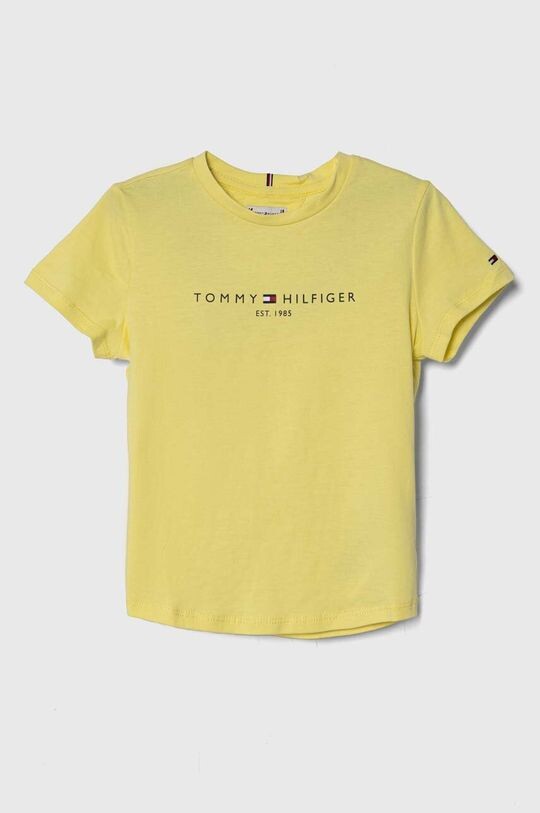 

Tommy Hilfiger Детская хлопковая футболка, желтый