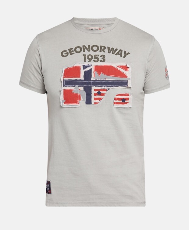 

Футболка Geographical Norway, цвет Medium Grey
