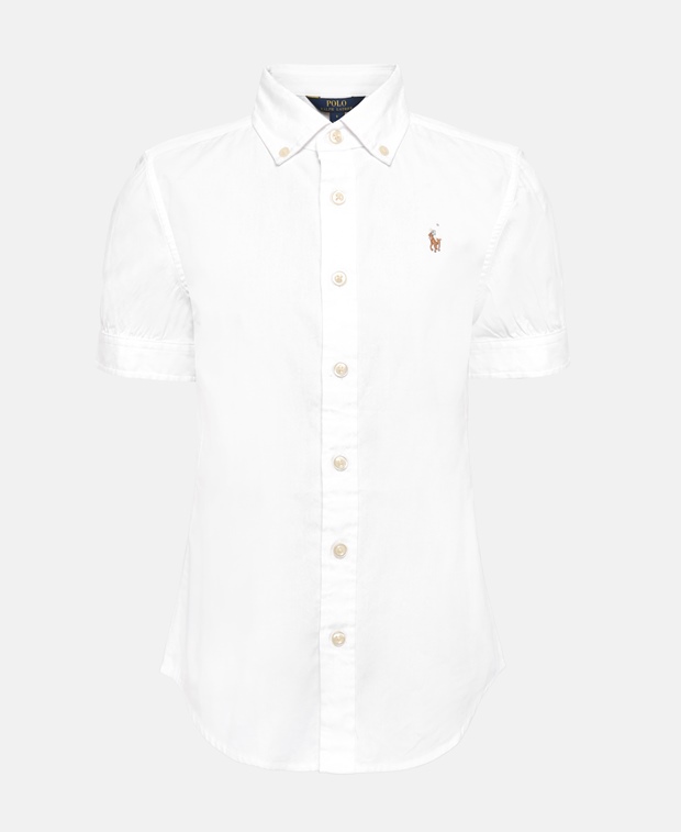 Рубашка-блузка , белый Polo Ralph Lauren