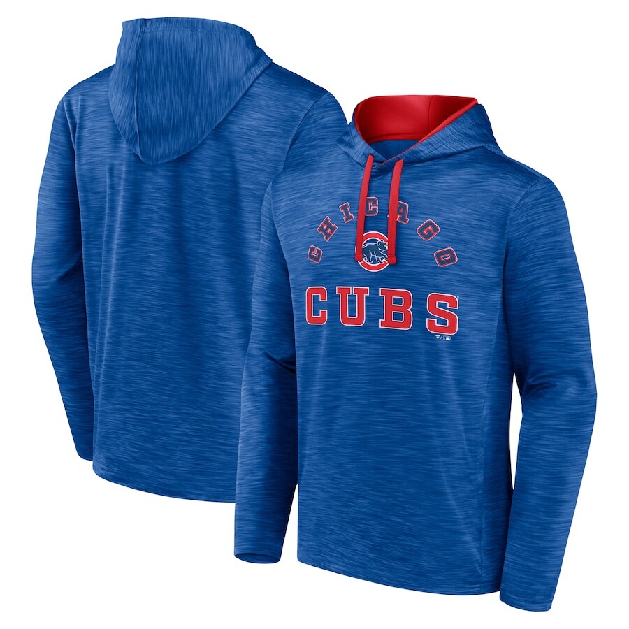 

Пуловер с капюшоном Fanatics Branded Chicago Cubs, роял