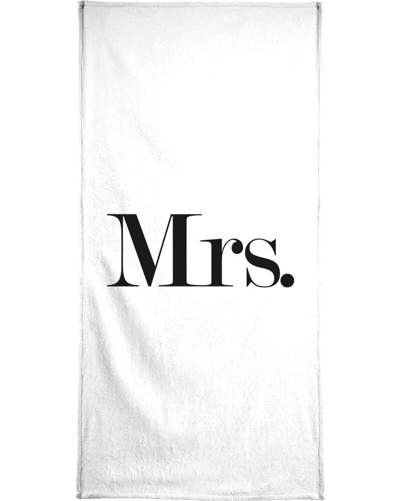 

Полотенце для ванной Juniqe Mrs., цвет Schwarz & Weiß