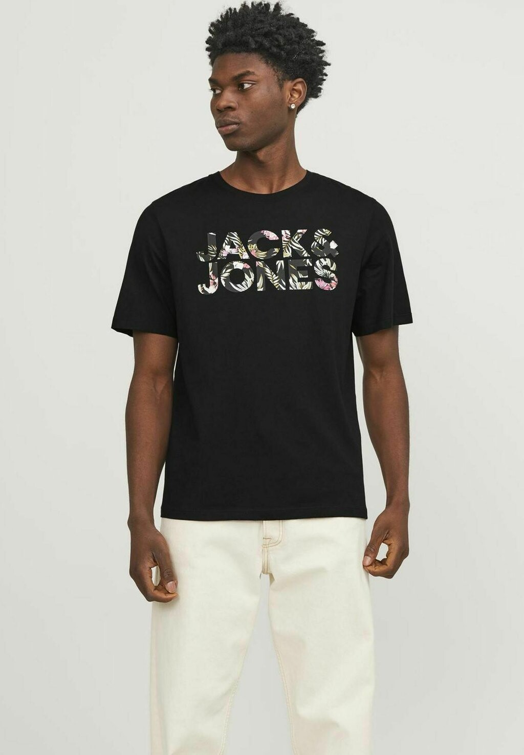 

Футболка с принтом Jack & Jones, цвет carbon