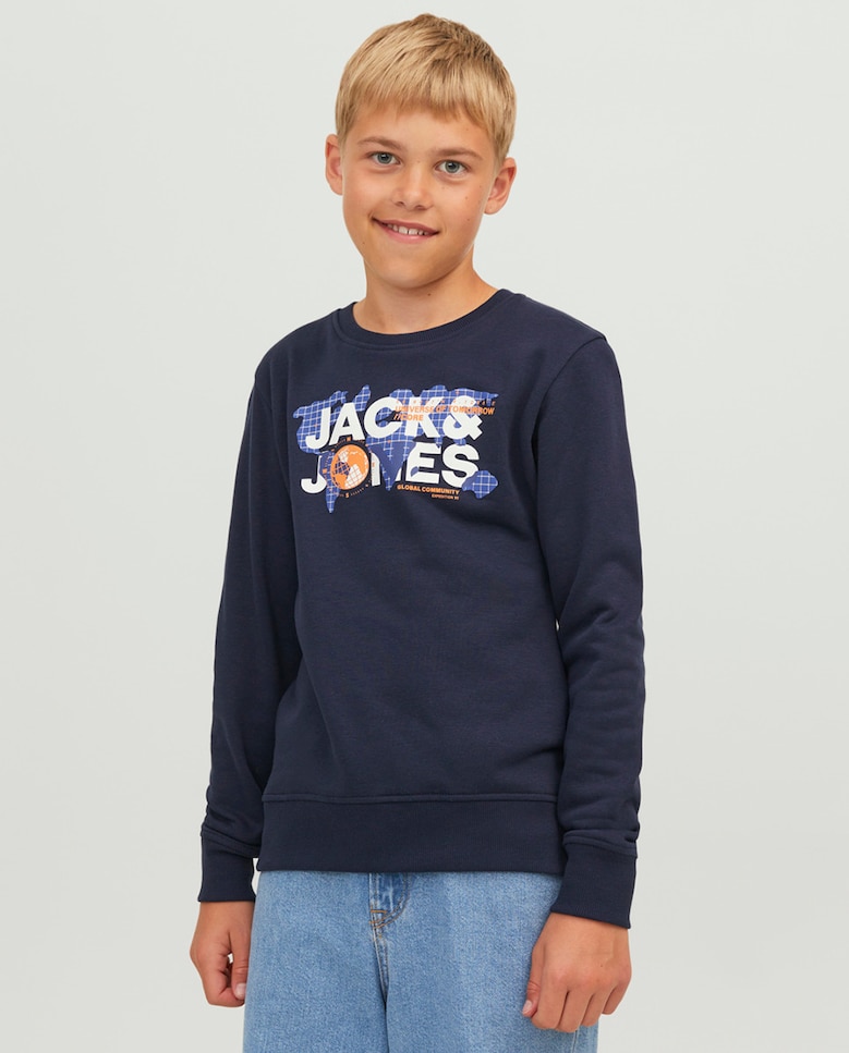 

Толстовка для мальчика с круглым вырезом Jack & Jones, темно-синий