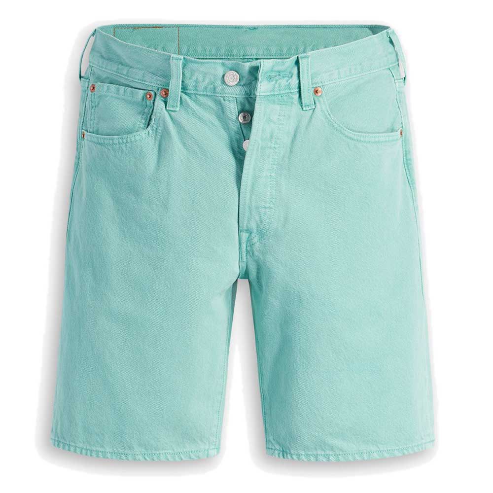 Джинсовые шорты Levi´s 501 Original, зеленый шорты levi s 501 original short джинсовые завышенная посадка карманы размер 25 голубой