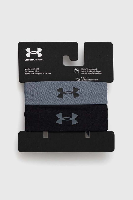 

Сетчатые повязки на голову, 2 шт. Under Armour, черный