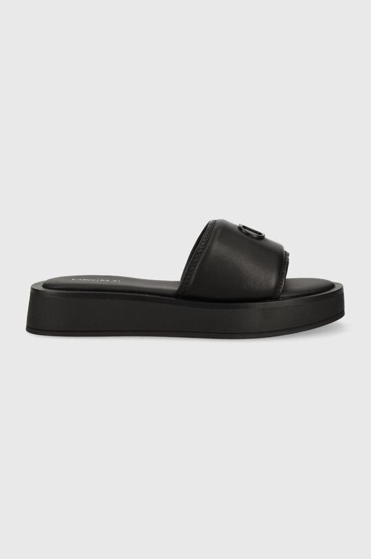 

DRESS FLATFORM с кожаными шлепанцами HW Calvin Klein, черный