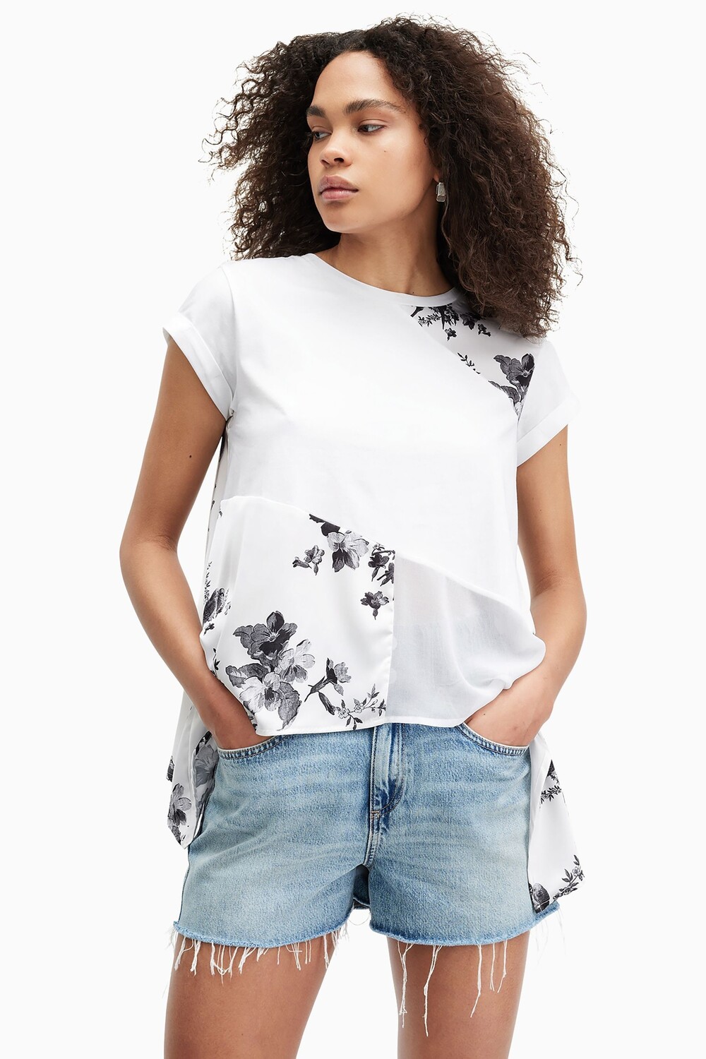 

Allsaints затопили верх All Saints, белый