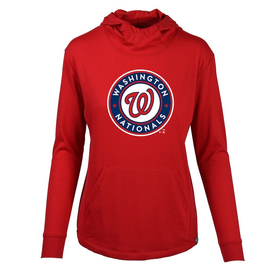 

Футболка с длинным рукавом Levelwear Washington Nationals, красный