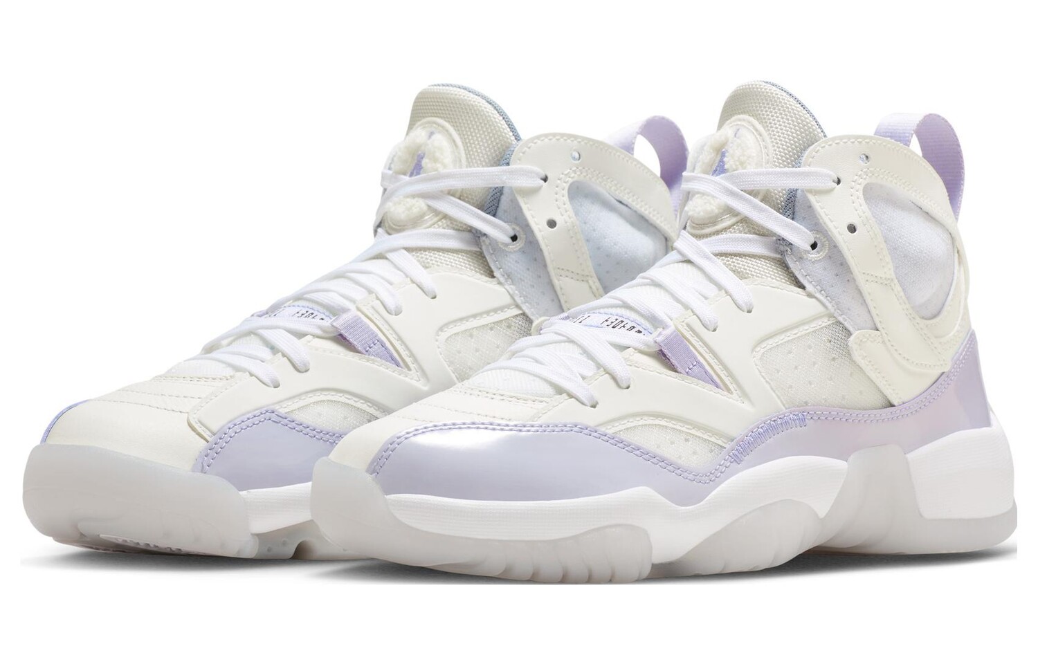 

Кроссовки женские баскетбольные Jordan Jumpman Vintage, белый / фиолетовый