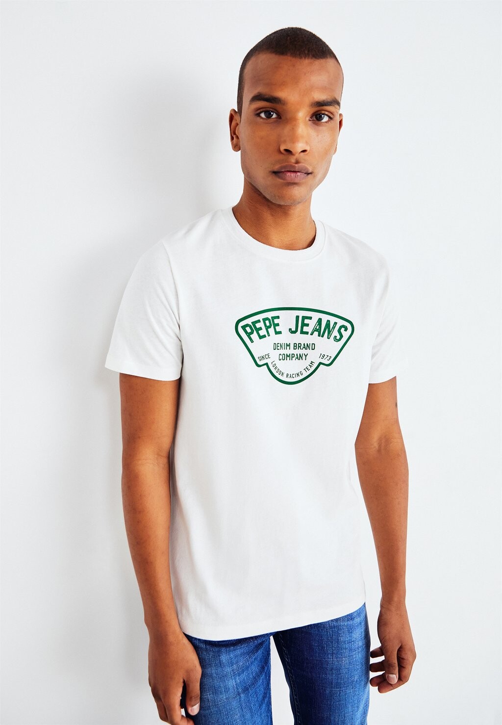 

Футболка с принтом CHERRY Pepe Jeans, белый