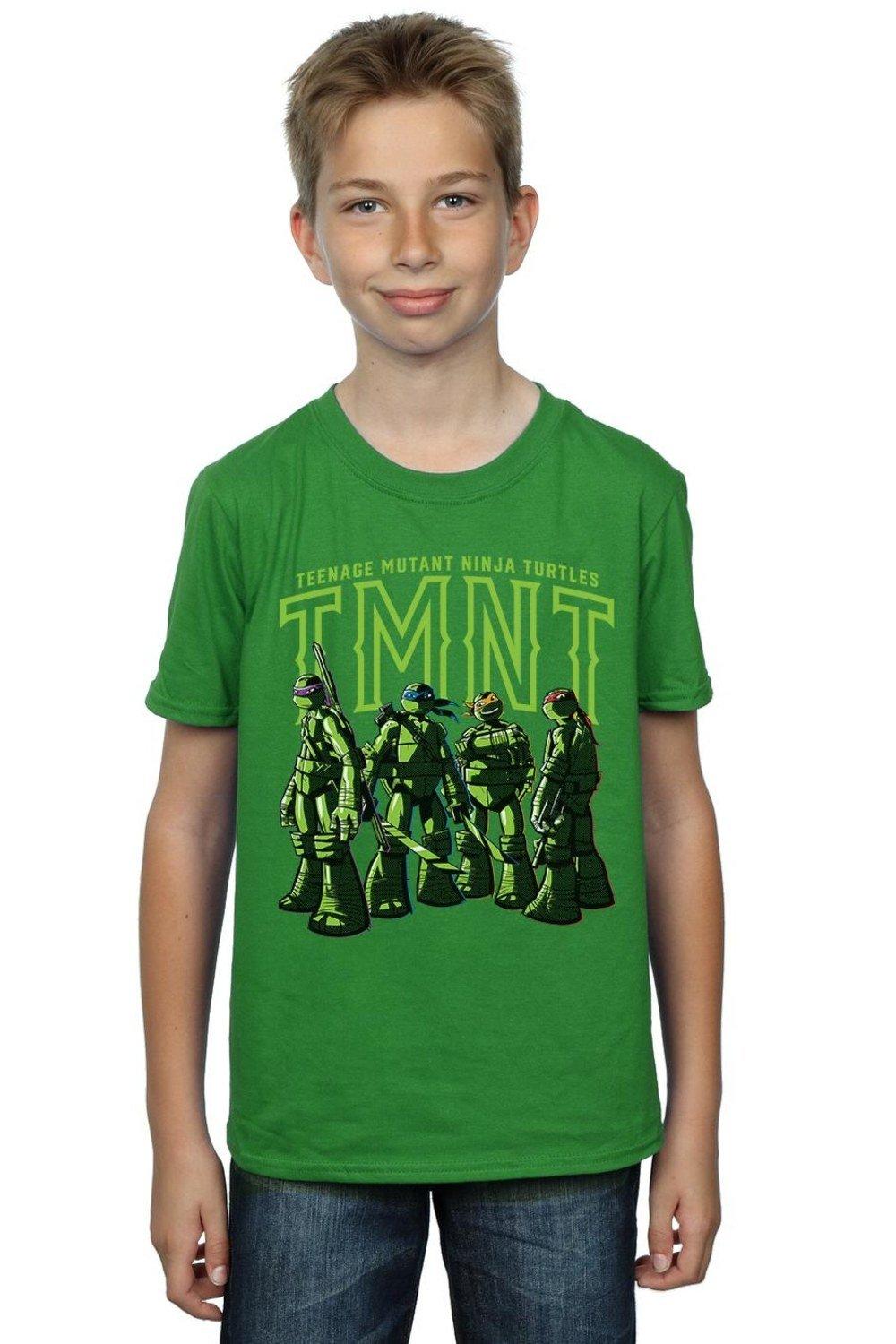 Футболка Retro Pop Squad TMNT, зеленый