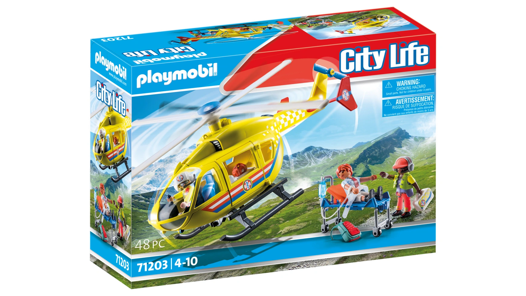 Городская жизнь спасательный вертолет Playmobil вертолет urban units городская техника