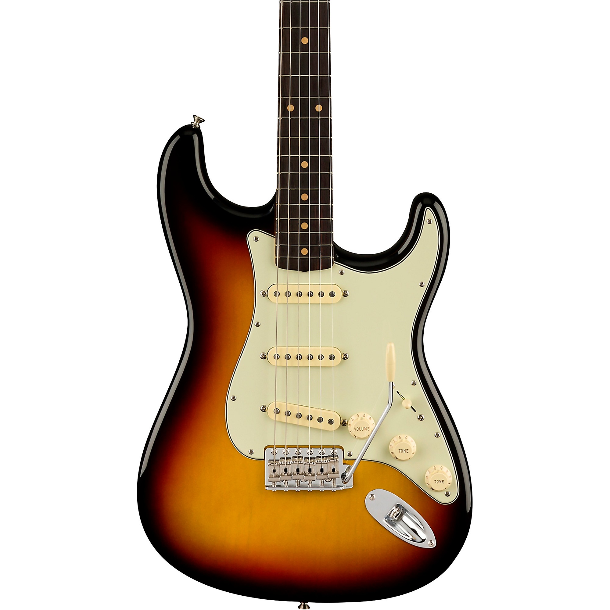 Электрогитара Fender American Vintage II 1961 Stratocaster, 3-цветная, Sunburst электрогитара fender american vintage ii 1961 stratocaster 3 color sunburst lefty