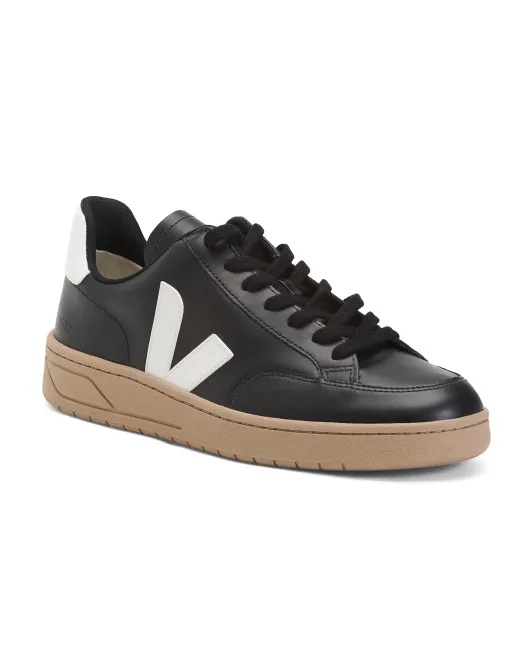 

Мужские кожаные спортивные повседневные кроссовки Made In Brazil Veja, черный/белый