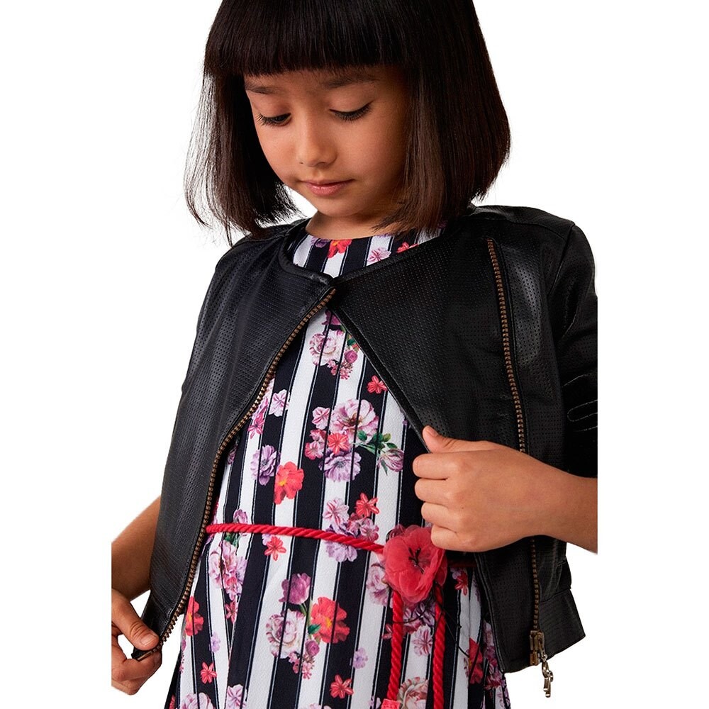 

Куртка Boboli Fake Leather, черный