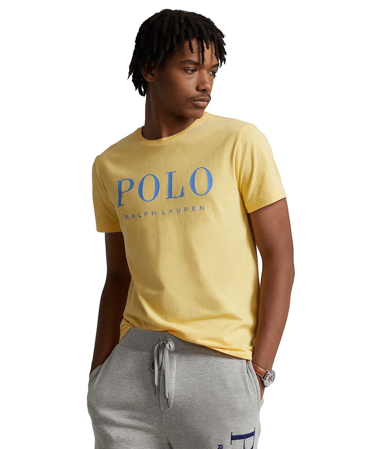 

Мужская трикотажная футболка классического кроя с логотипом Polo Ralph Lauren