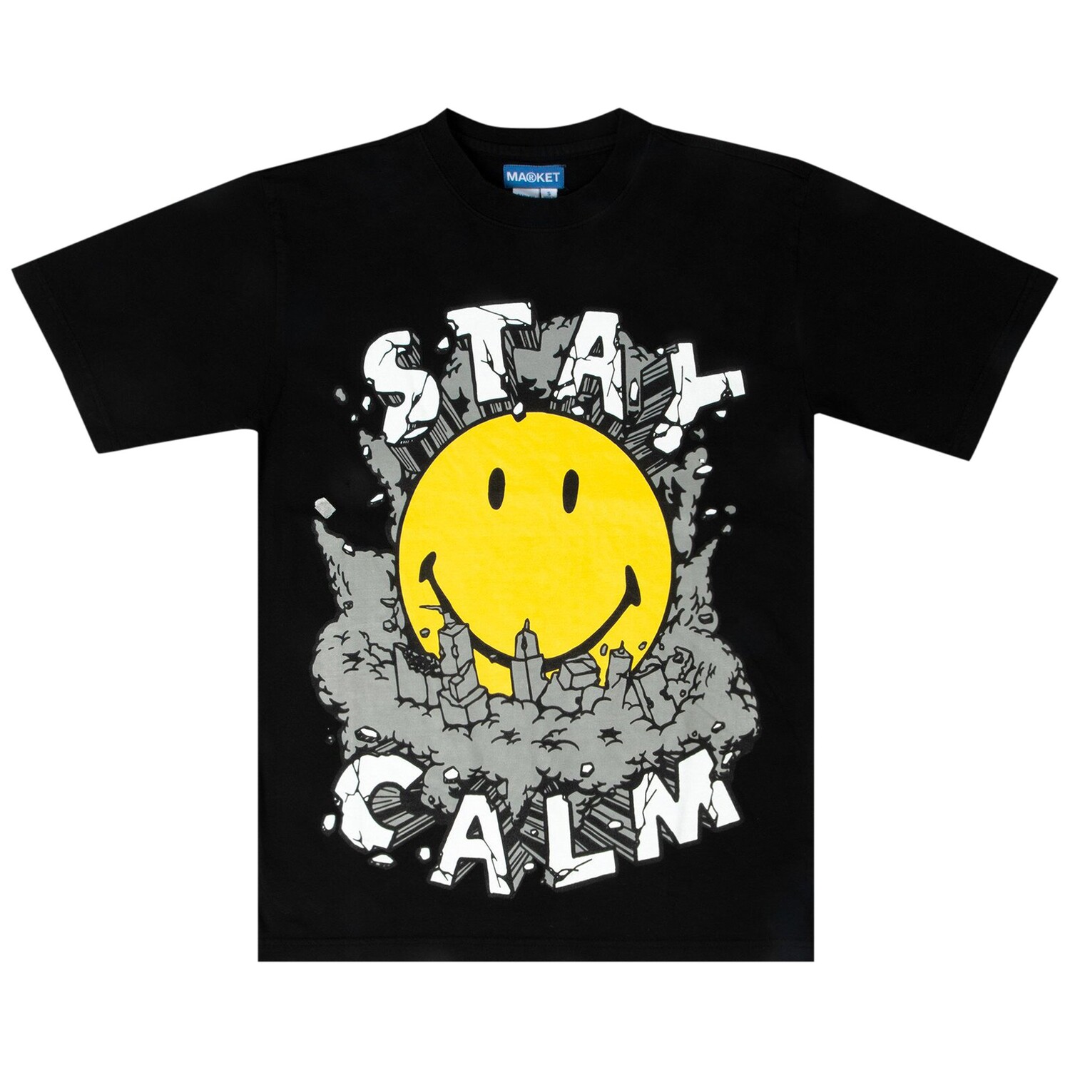 

Футболка Market Smiley Stay Calm Vintage Black