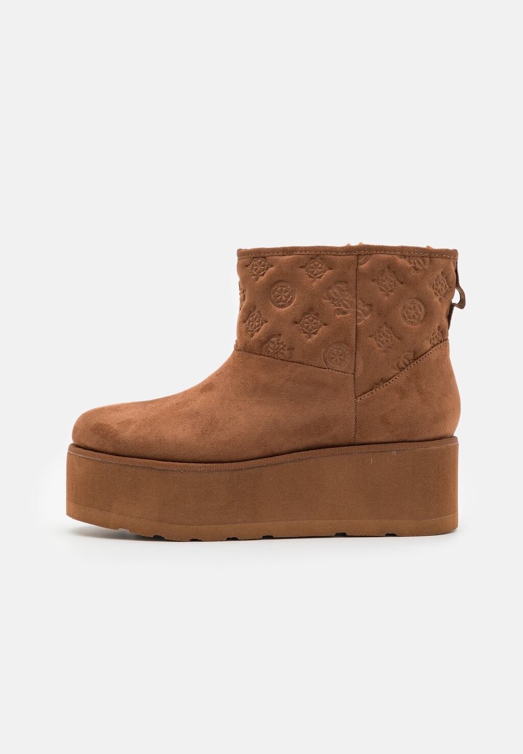 

Ботинки на платформе Guess JILLA, цвет cognac