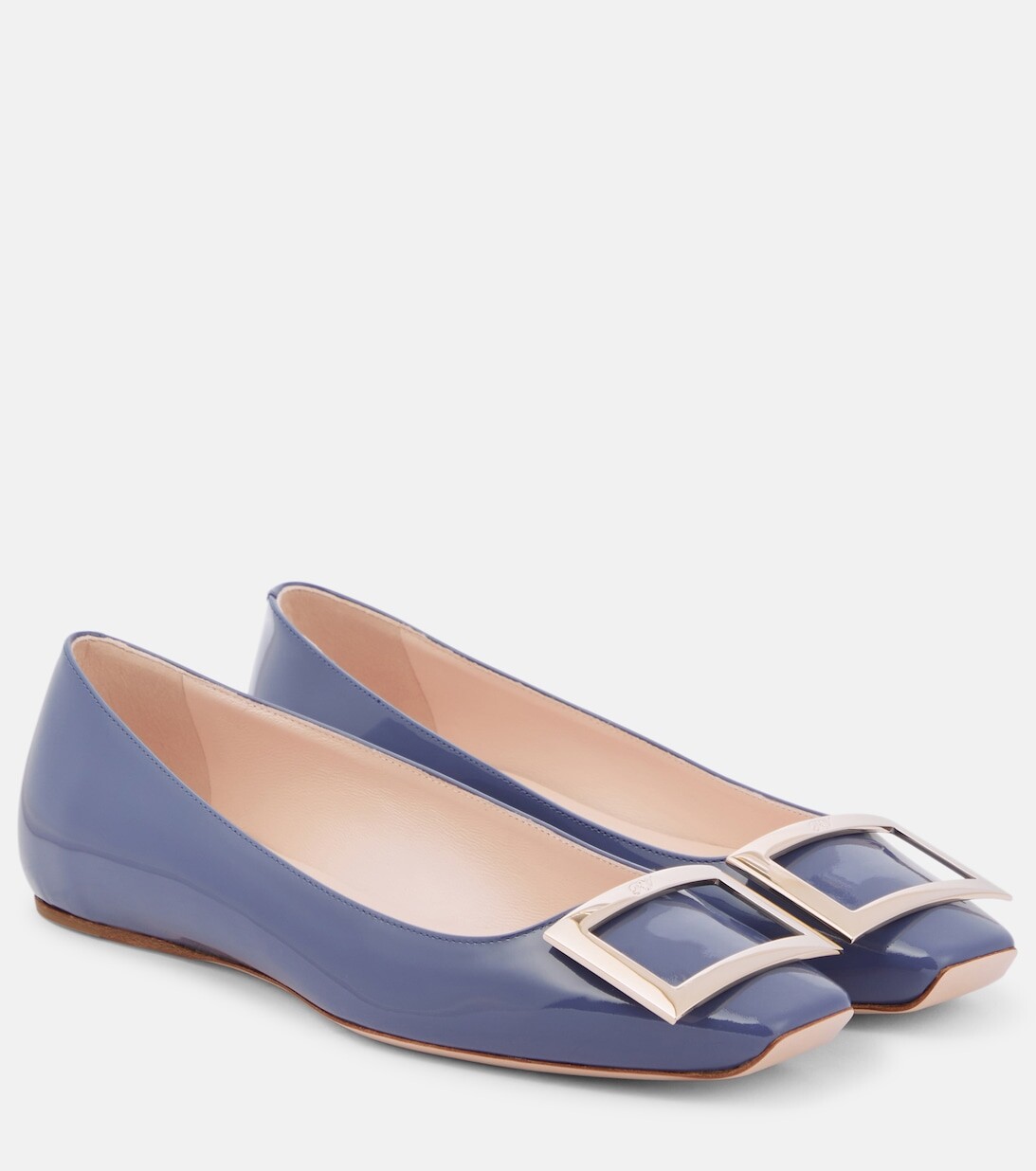 

Туфли Trompette из лакированной кожи Roger Vivier, серый