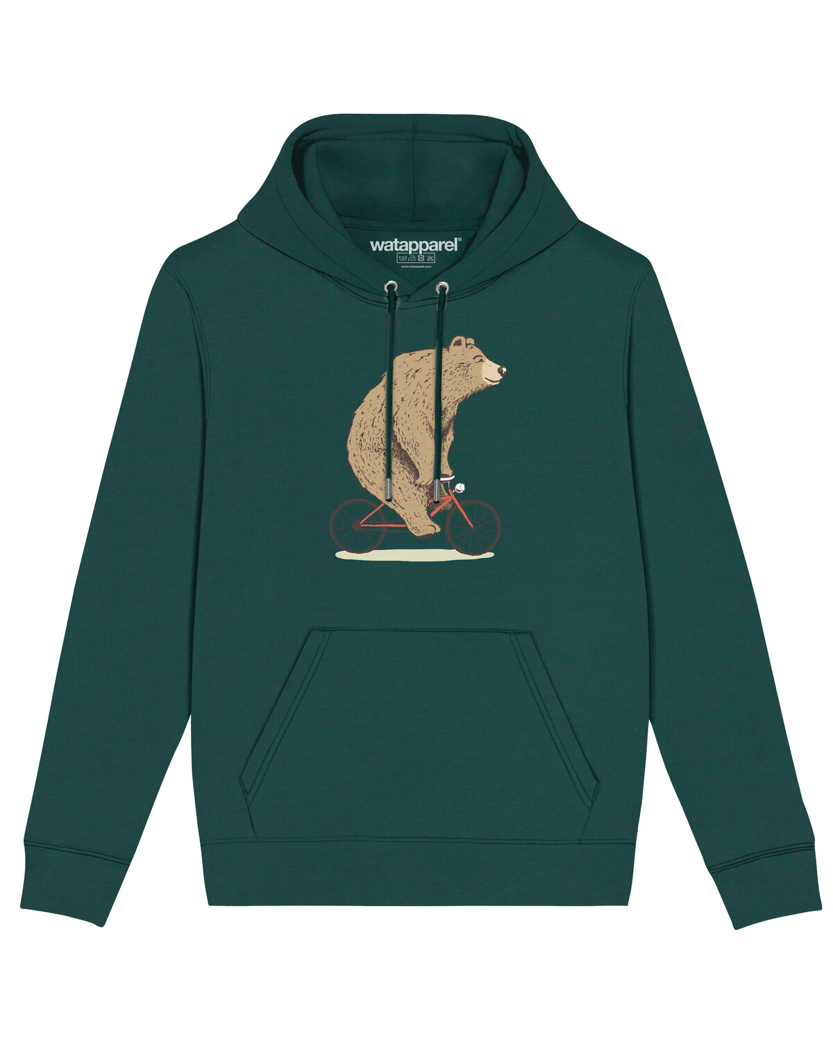 

Толстовка wat Apparel Fahrradbär, цвет Glazed Green