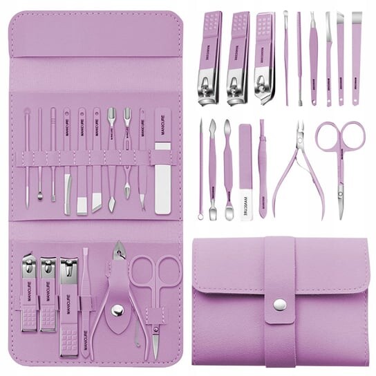 

Профессиональный набор для маникюра и педикюра, Mani-cut Pink, 16 шт., LOGIT