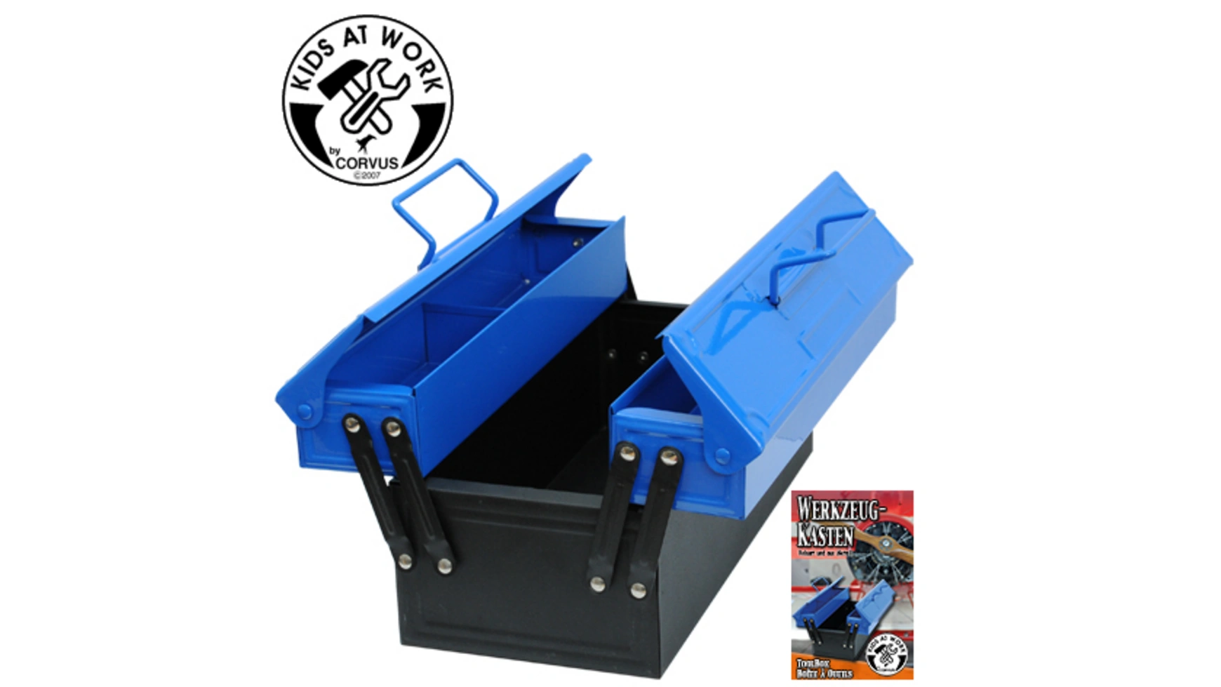 Ящик для инструментов Corvus синий ящик спиннингиста 36 х 20 х 23 см 3 лотка три кита 1048117