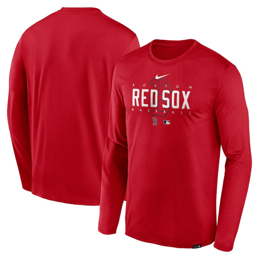 

Футболка с длинным рукавом Nike Boston Red Sox, красный