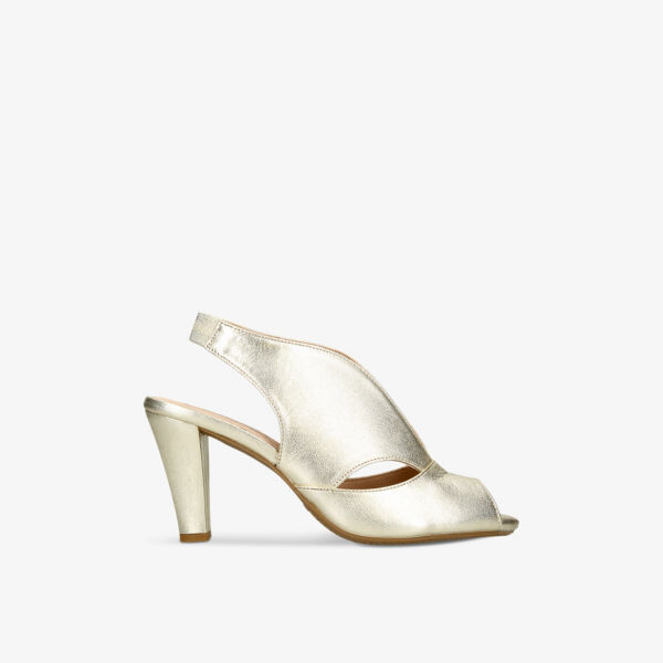 

Туфли arabella из кожи металлик с пяткой на пятке Carvela Comfort, желтый