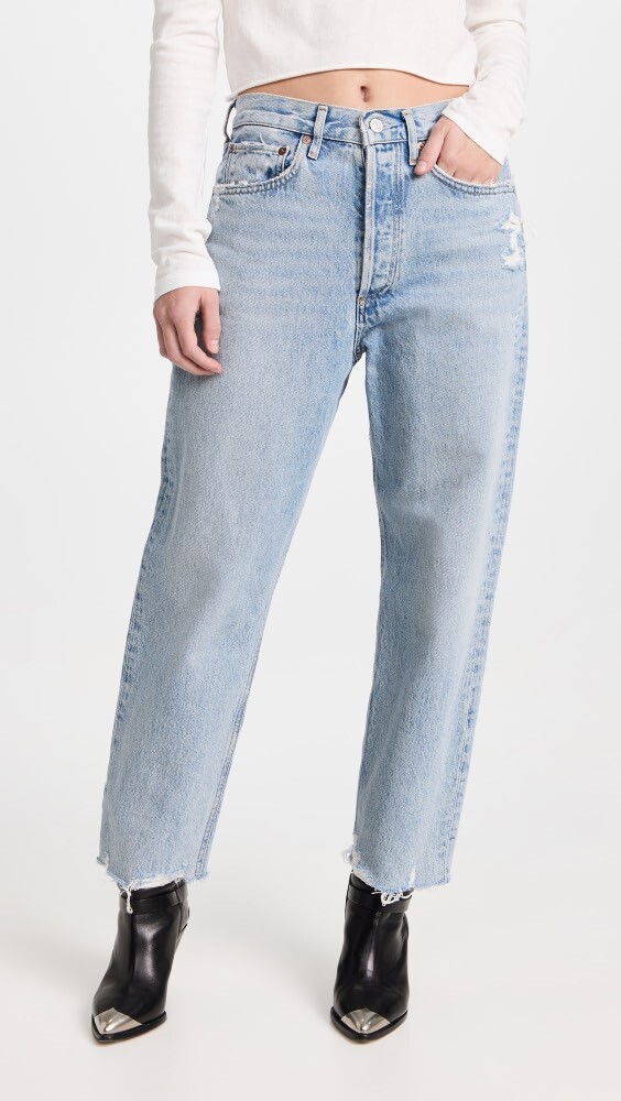 

Джинсы AGOLDE 90s Crop Mid Rise Straight