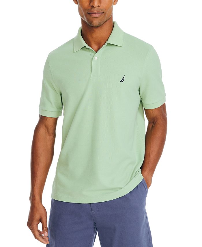 Мужская рубашка-поло классического кроя Nautica, зеленый